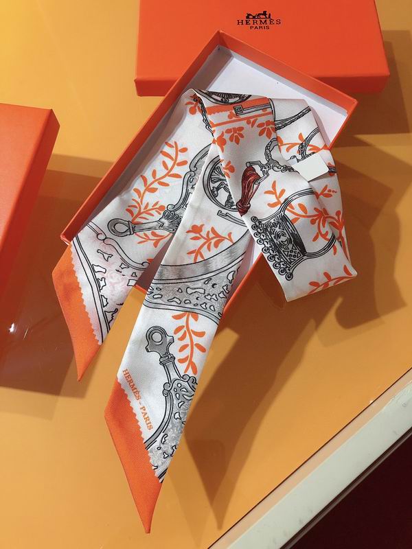 Hermes silk ribbon 5X86cm E34 (23)