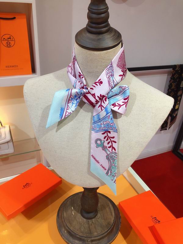 Hermes silk ribbon 5X86cm E34 (30)
