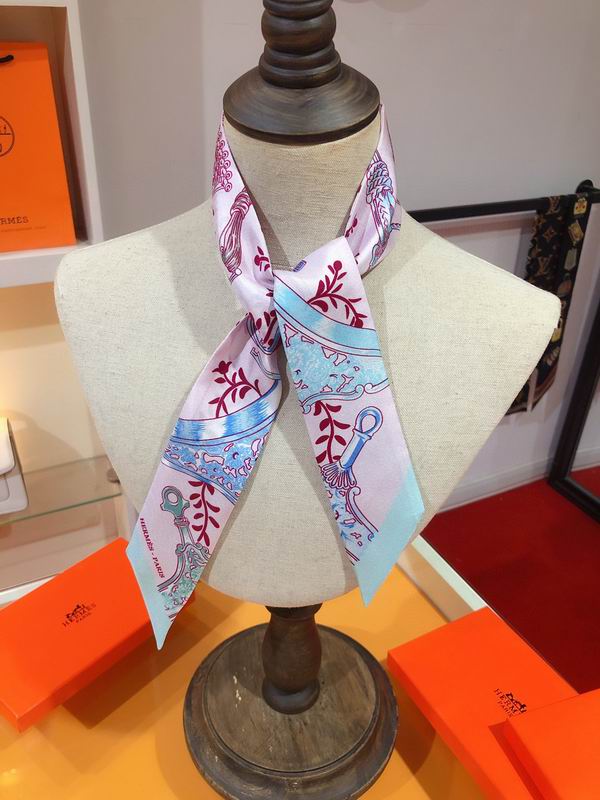 Hermes silk ribbon 5X86cm E34 (31)