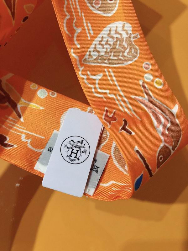 Hermes silk ribbon 5X86cm E35 (13)