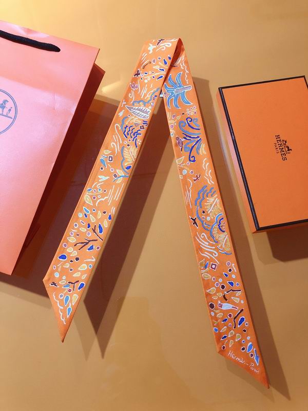 Hermes silk ribbon 5X86cm E35 (15)