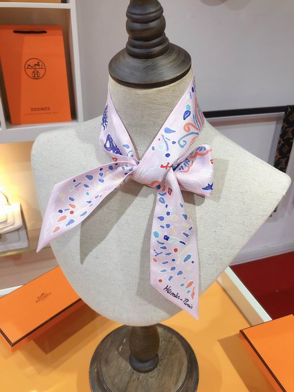 Hermes silk ribbon 5X86cm E35 (20)
