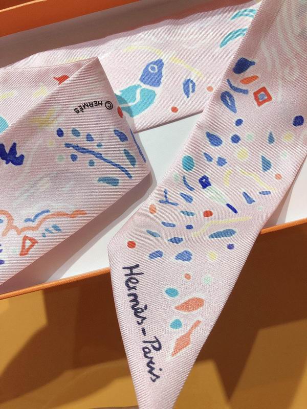 Hermes silk ribbon 5X86cm E35 (21)