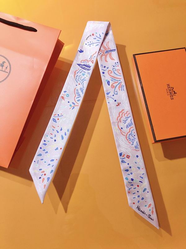Hermes silk ribbon 5X86cm E35 (24)