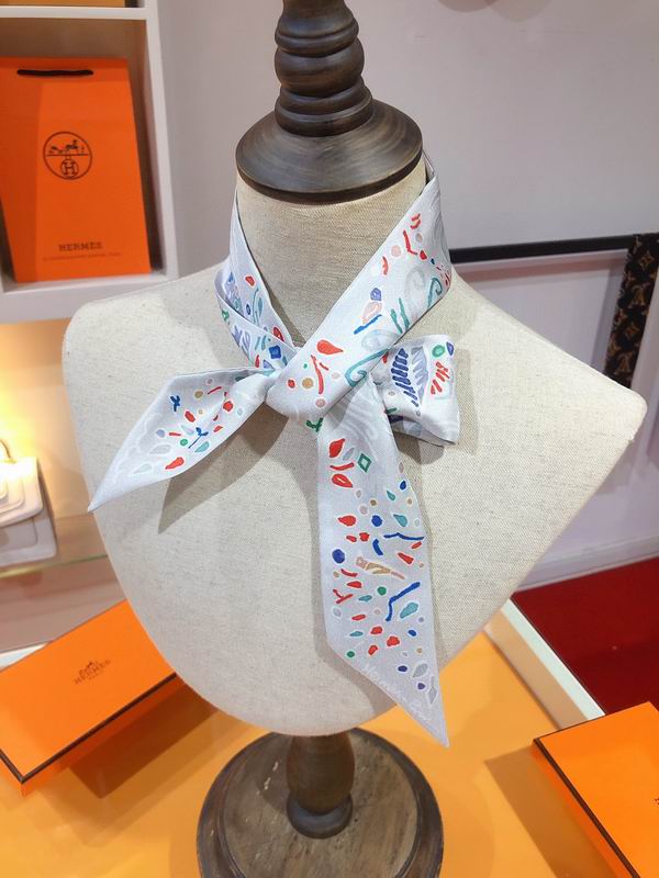 Hermes silk ribbon 5X86cm E35 (29)