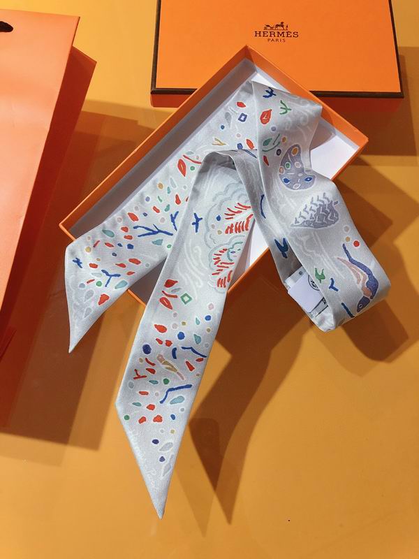 Hermes silk ribbon 5X86cm E35 (32)