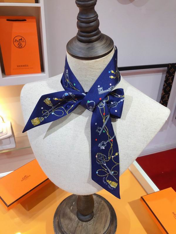 Hermes silk ribbon 5X86cm E36 (11)