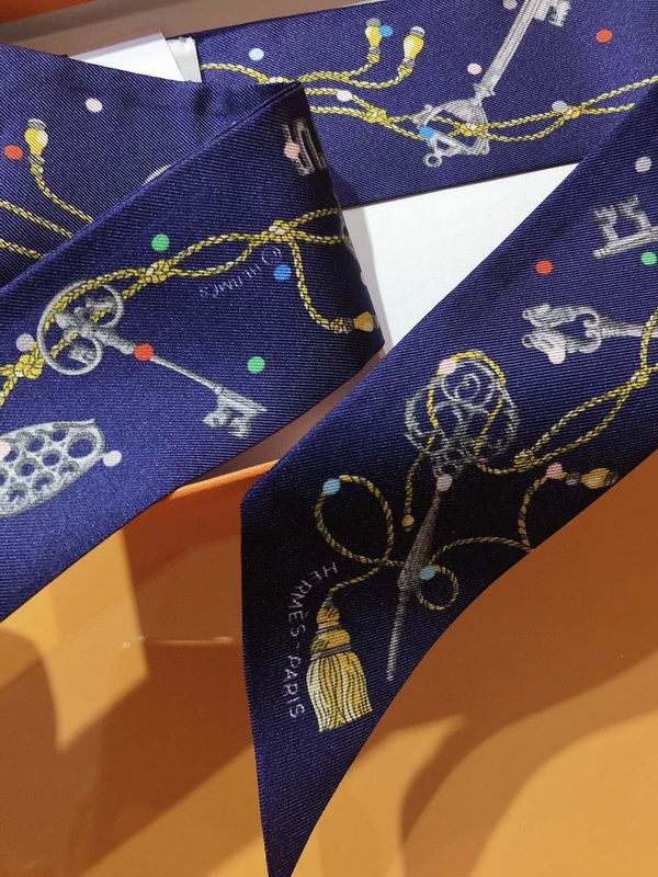 Hermes silk ribbon 5X86cm E36 (12)