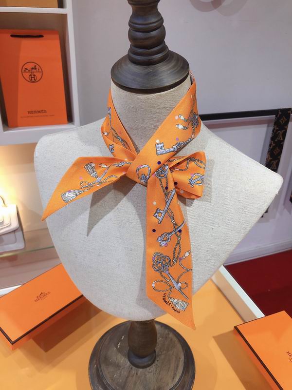 Hermes silk ribbon 5X86cm E36 (20)