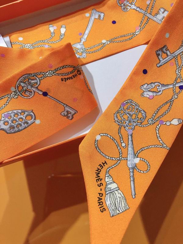 Hermes silk ribbon 5X86cm E36 (21)