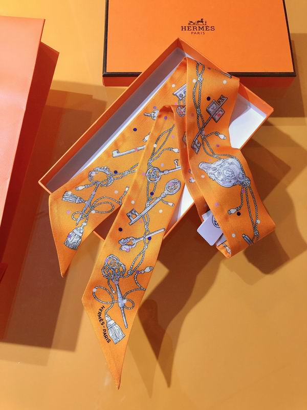 Hermes silk ribbon 5X86cm E36 (23)