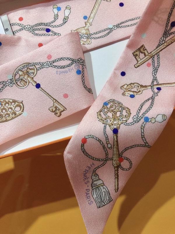 Hermes silk ribbon 5X86cm E36 (30)