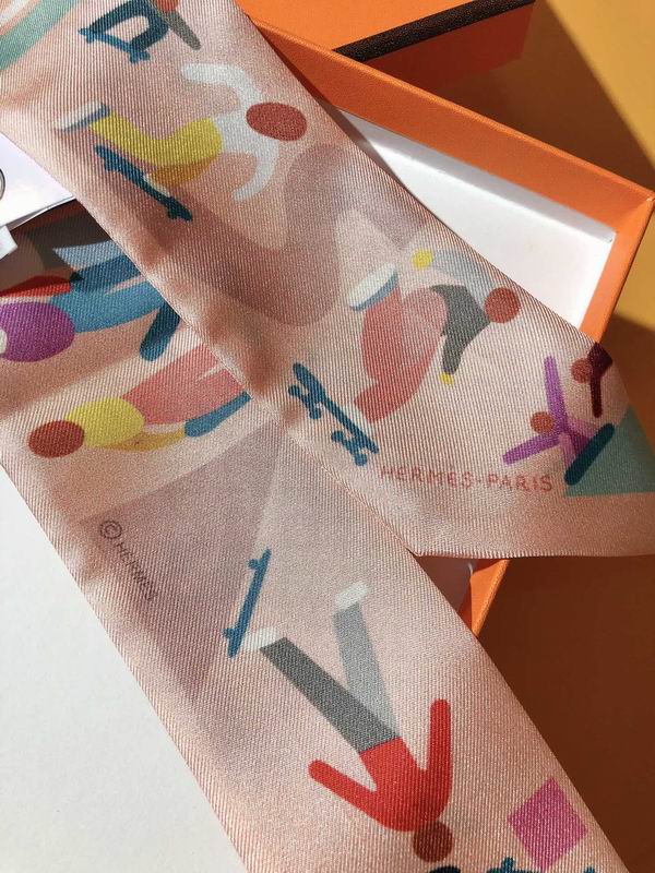 Hermes silk ribbon 5X86cm E37 (4)