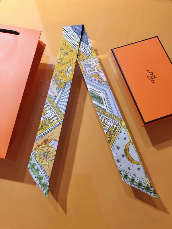 Hermes silk ribbon 5X86cm E38 (13)