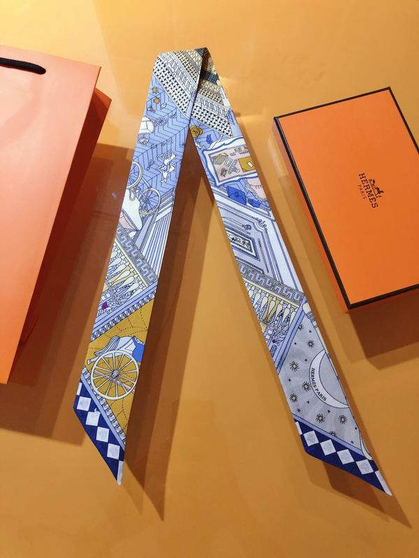 Hermes silk ribbon 5X86cm E38 (22)