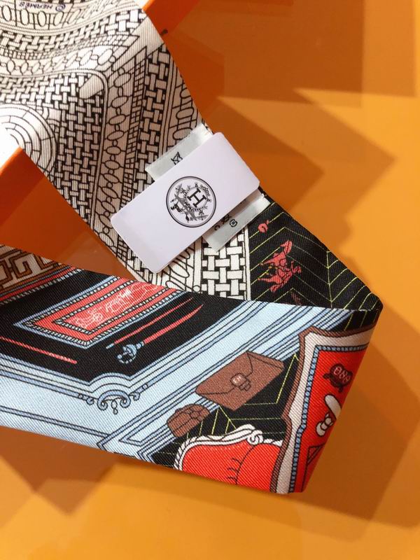 Hermes silk ribbon 5X86cm E38 (29)