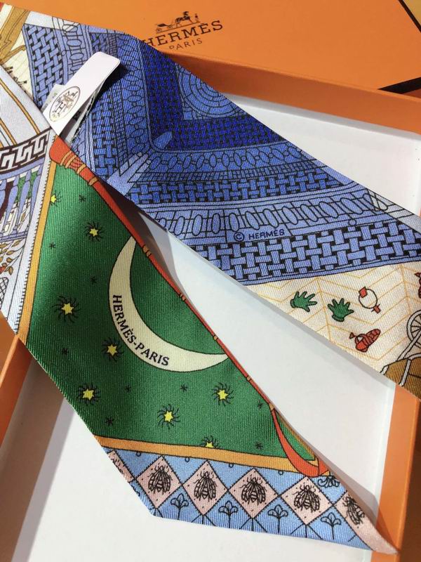 Hermes silk ribbon 5X86cm E38 (3)