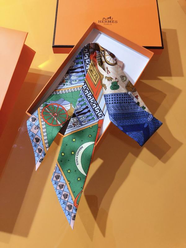 Hermes silk ribbon 5X86cm E38 (5)