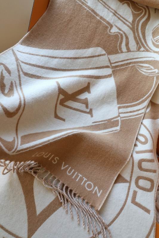 LV scarf 45X215cm 60%绵羊毛40%山羊绒 E09 (4)