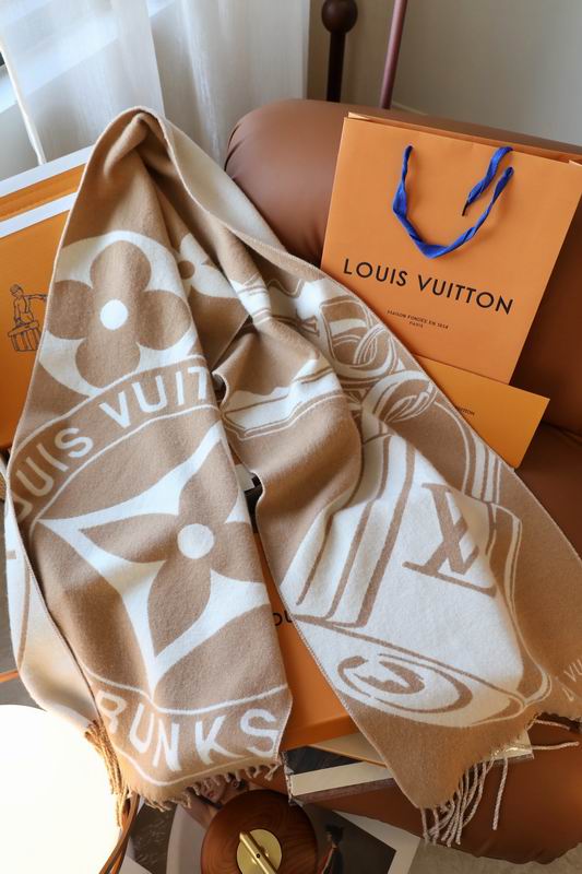 LV scarf 45X215cm 60%绵羊毛40%山羊绒 E09 (6)