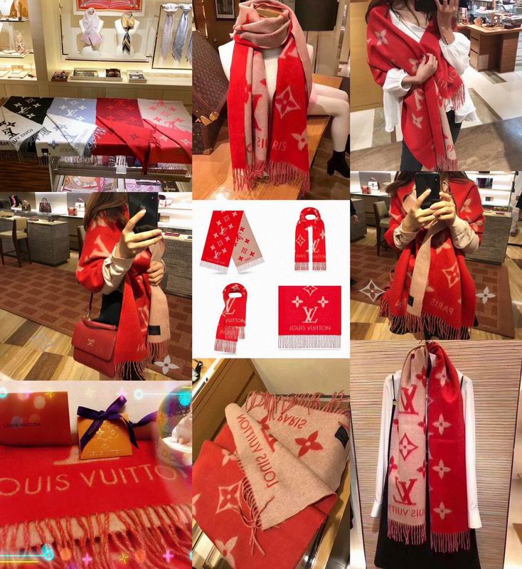 LV scarf 48X180cm 100%羊绒 E11 (8)