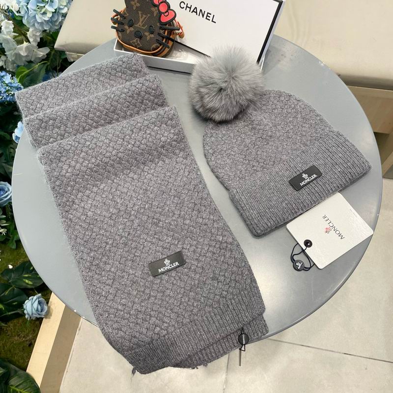 Moncler scarf hat (25)