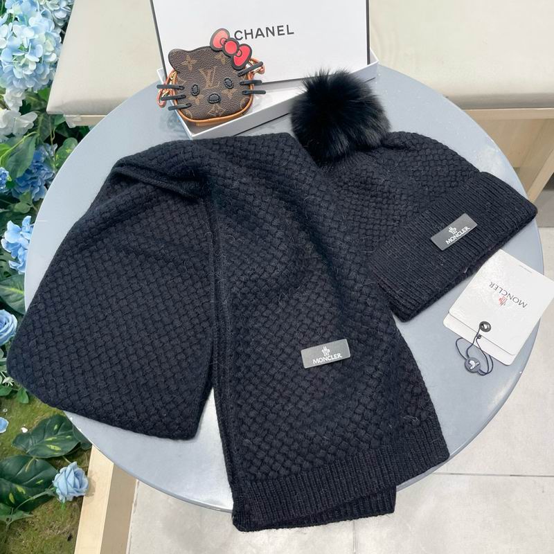 Moncler scarf hat (35)