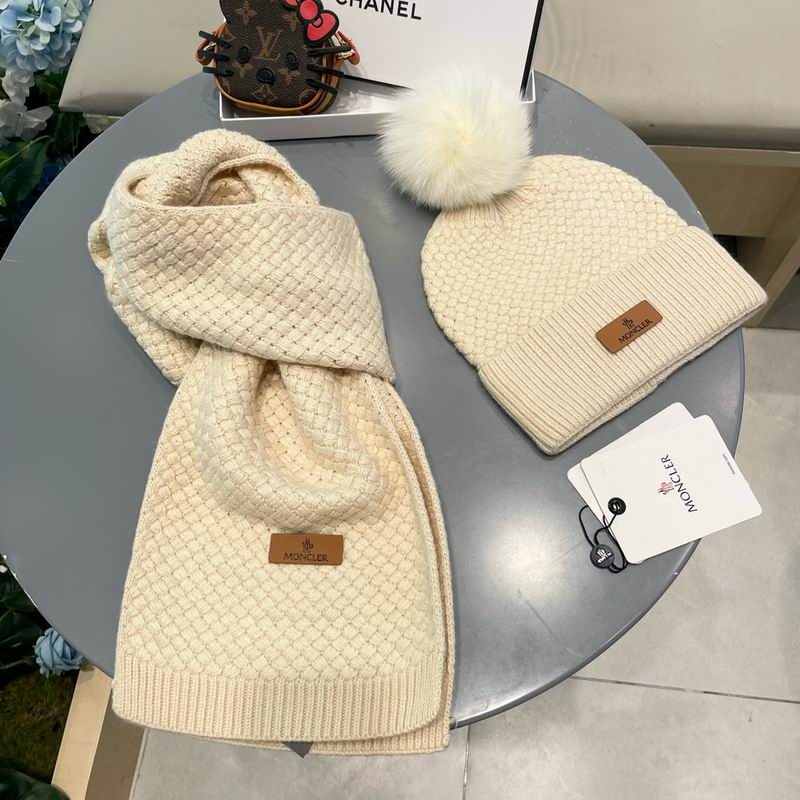 Moncler scarf hat (41)