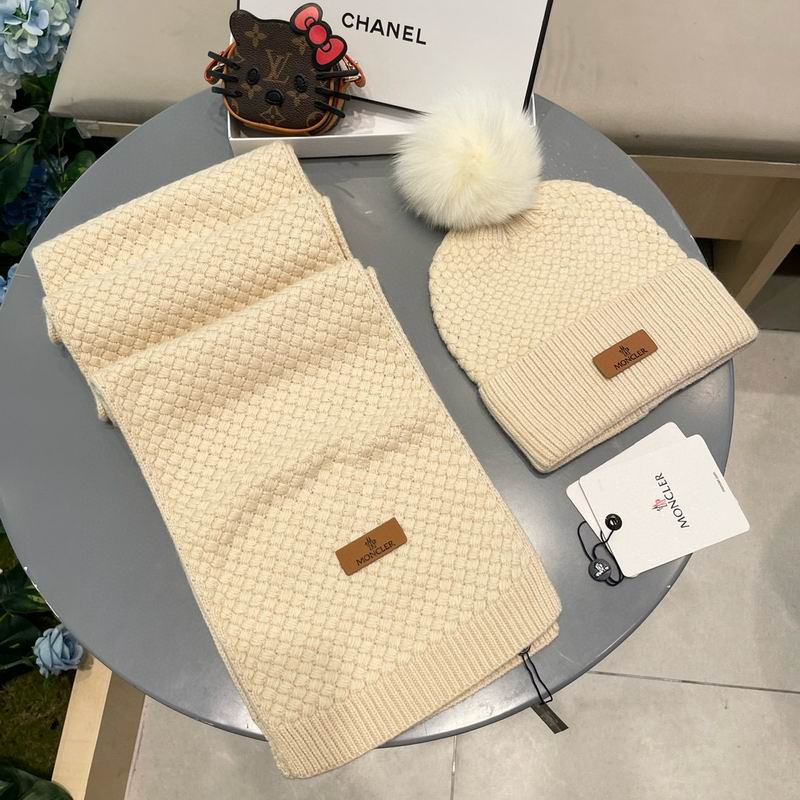 Moncler scarf hat (42)