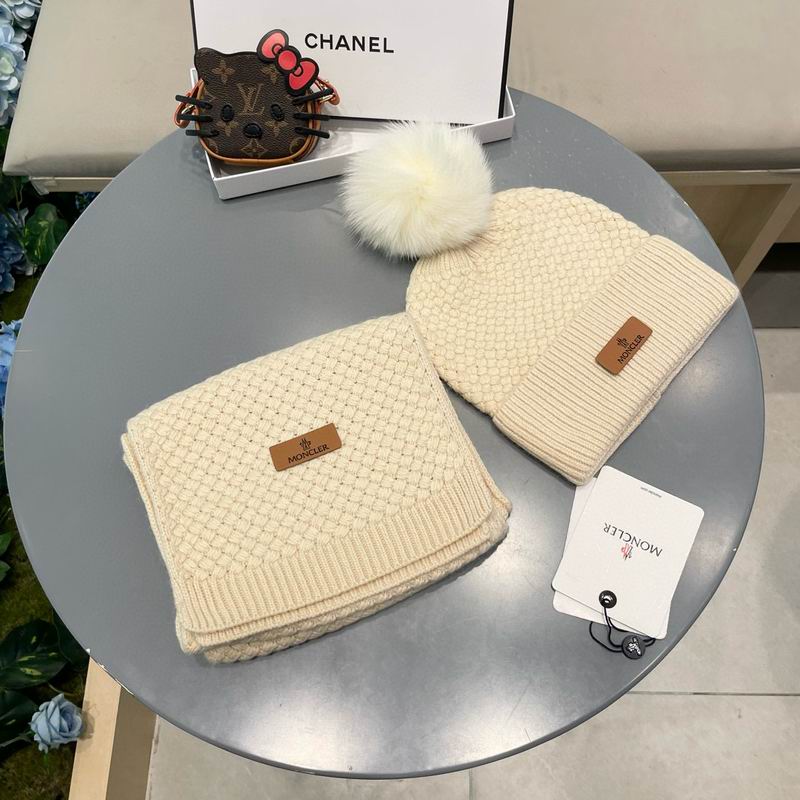 Moncler scarf hat (45)