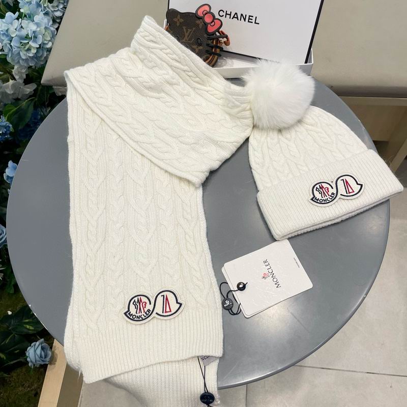 Moncler scarf hat (60)