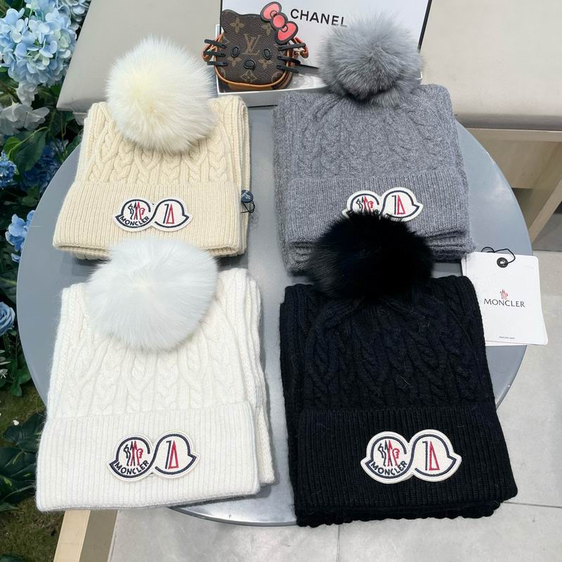Moncler scarf hat (64)