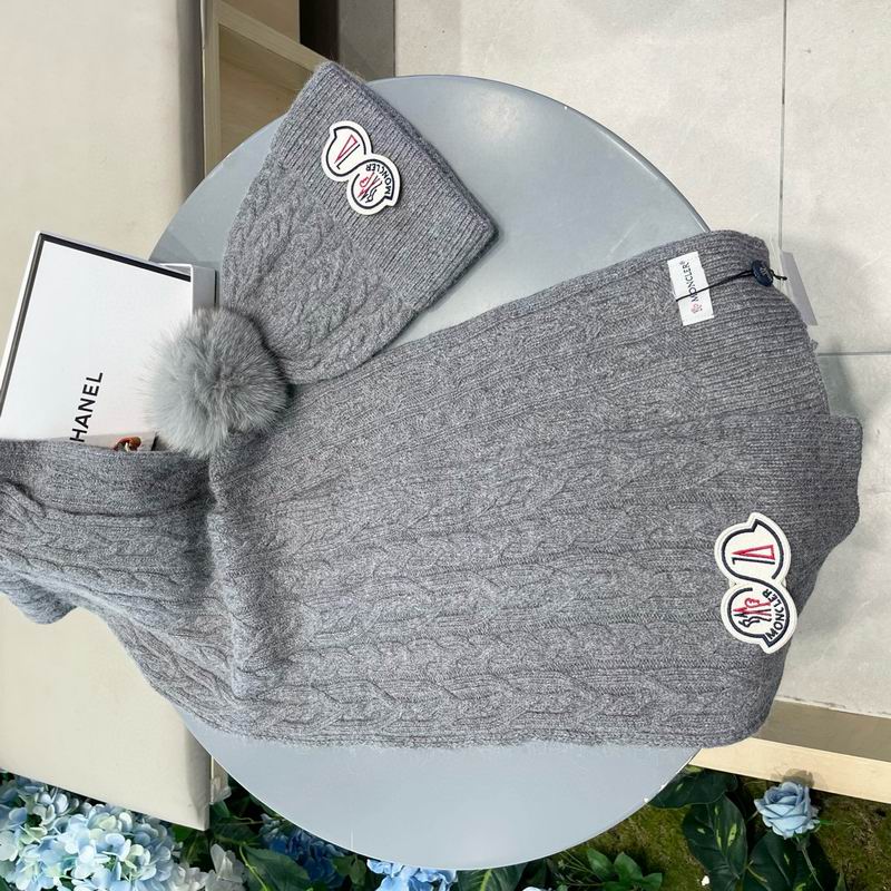 Moncler scarf hat (65)