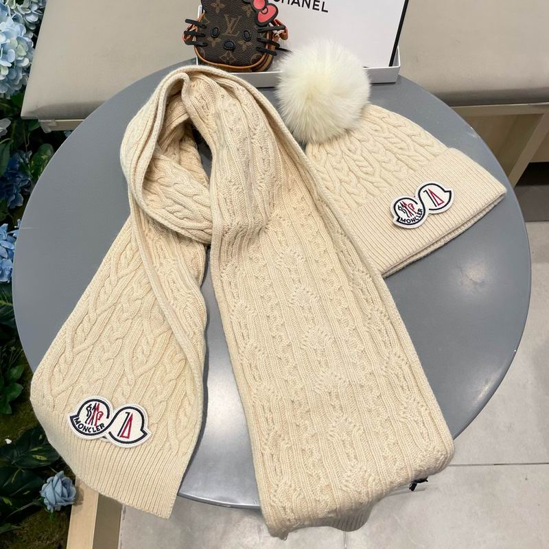 Moncler scarf hat (75)