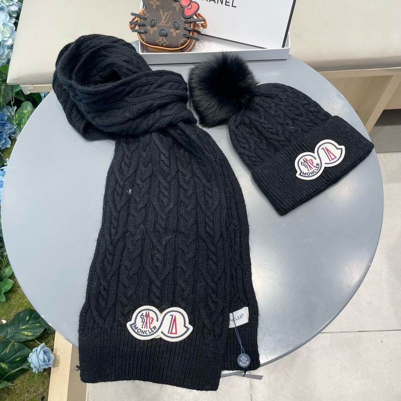 Moncler scarf hat (86)