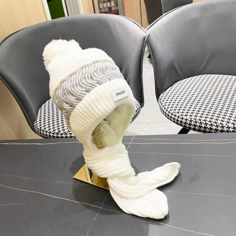Prada scarf hat (100)