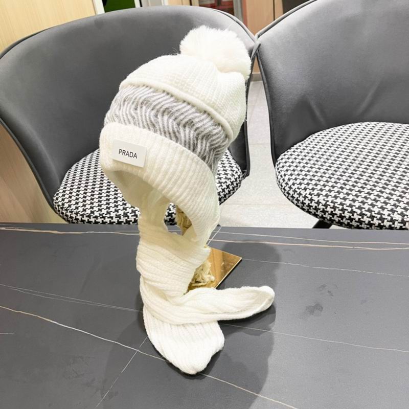 Prada scarf hat (101)