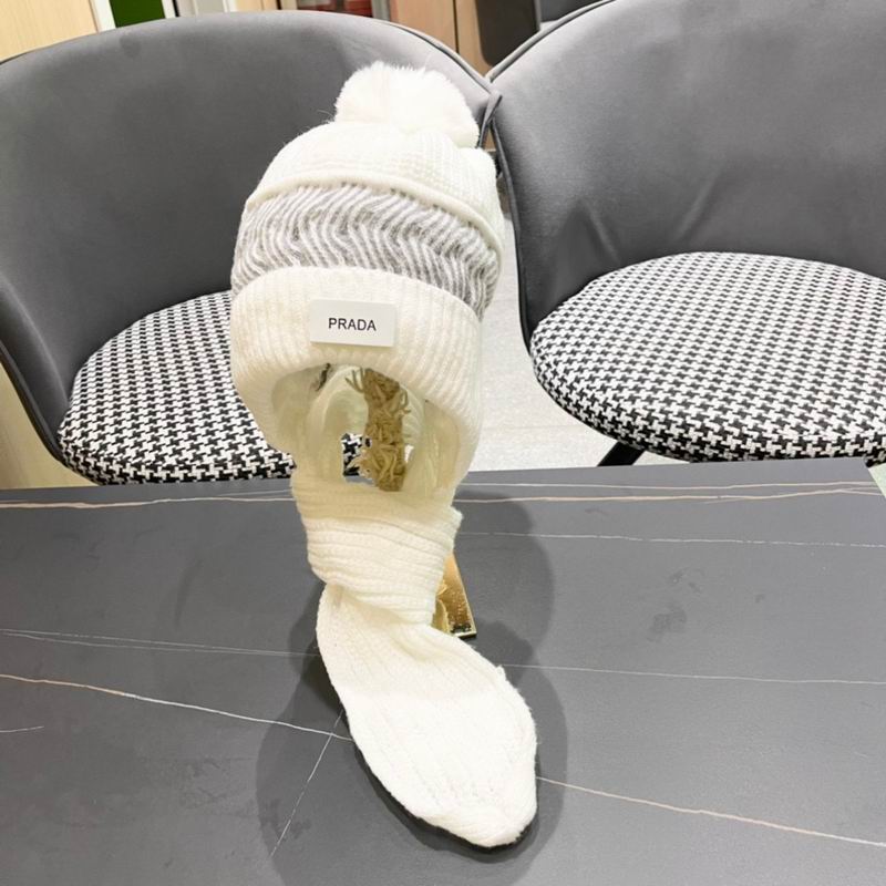 Prada scarf hat (102)