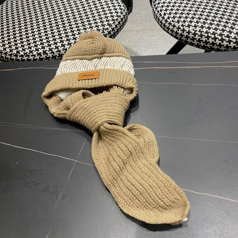 Prada scarf hat (108)