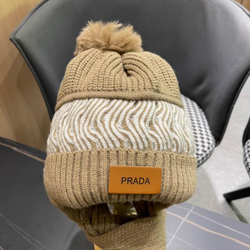 Prada scarf hat (110)