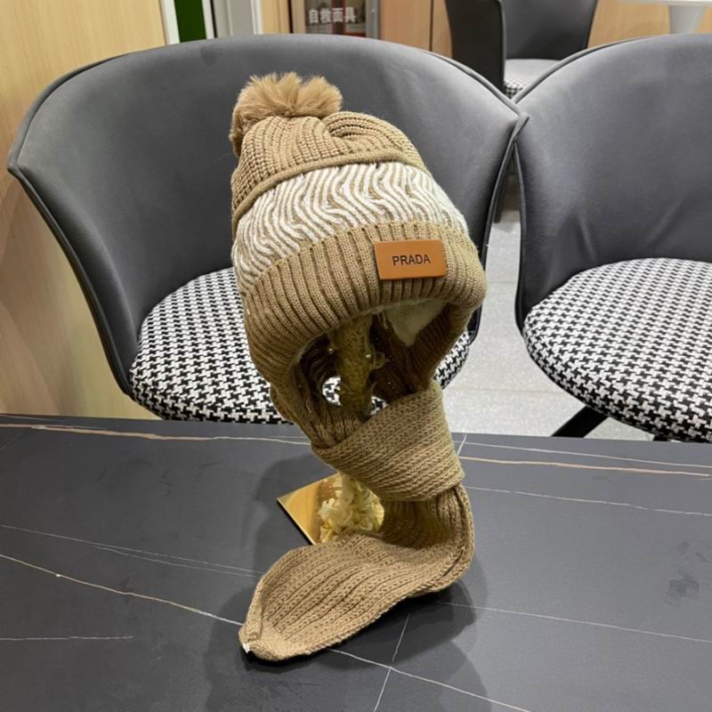 Prada scarf hat (112)