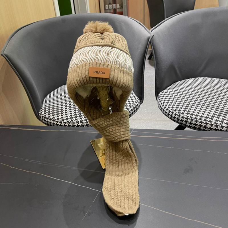 Prada scarf hat (114)