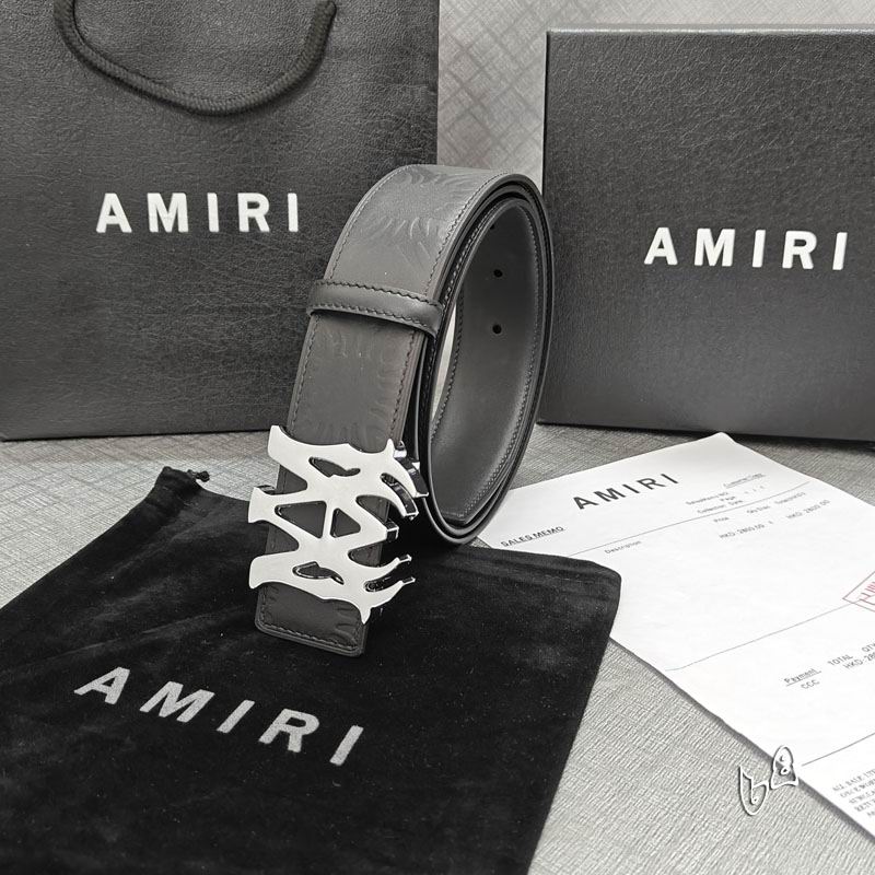Amiri belt 38mmX90-125cm lb (15)