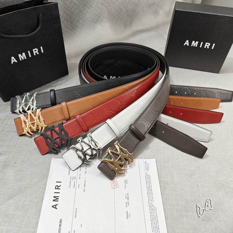 Amiri belt 38mmX90-125cm lb (17)