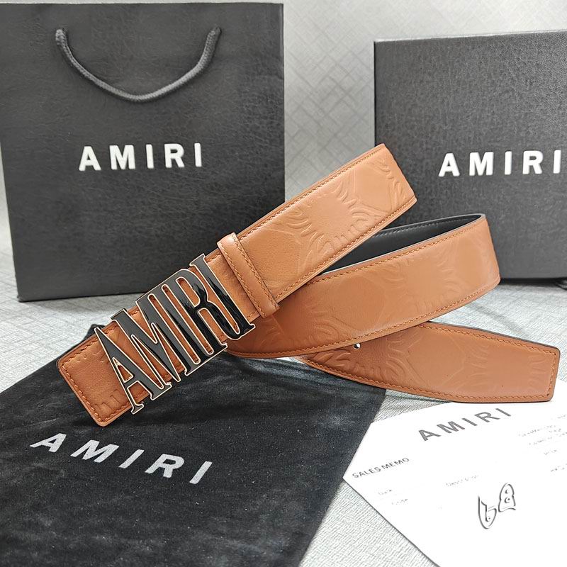 Amiri belt 38mmX90-125cm lb (19)