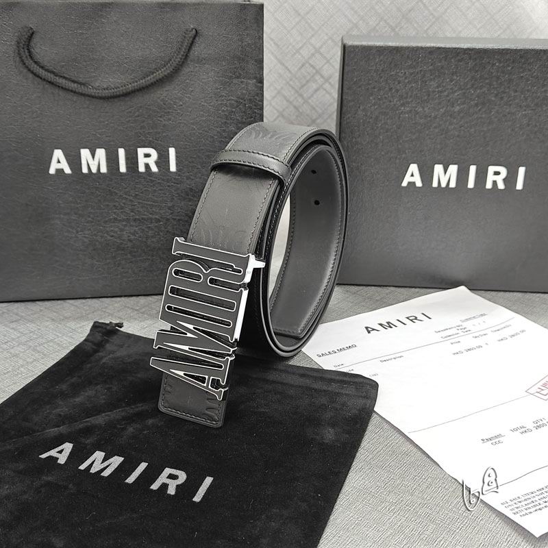 Amiri belt 38mmX90-125cm lb (23)