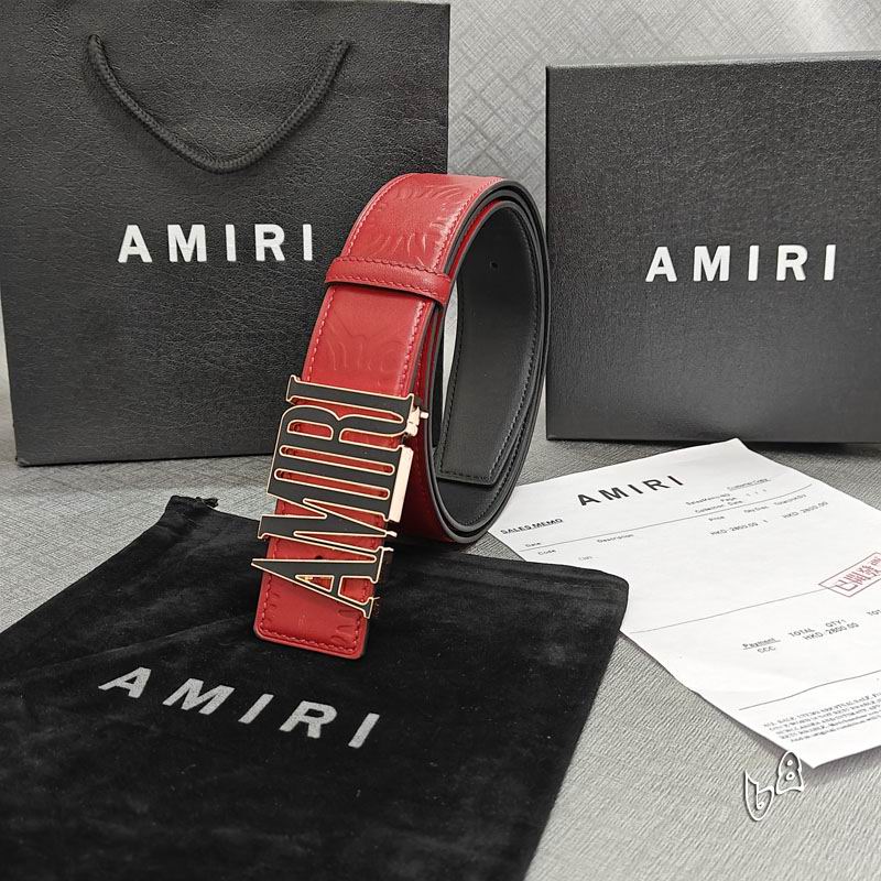 Amiri belt 38mmX90-125cm lb (26)