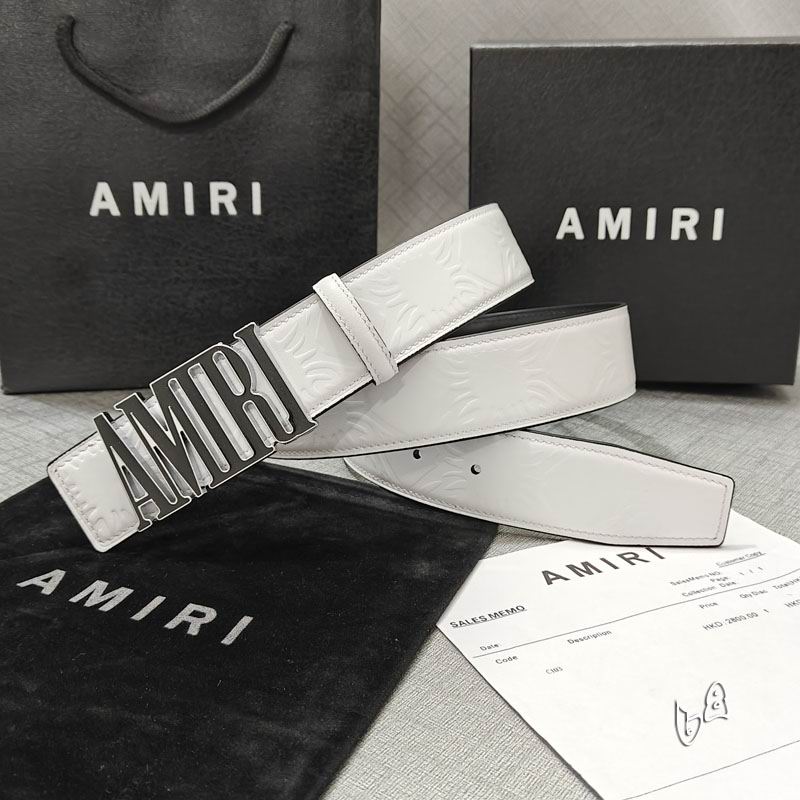 Amiri belt 38mmX90-125cm lb (28)