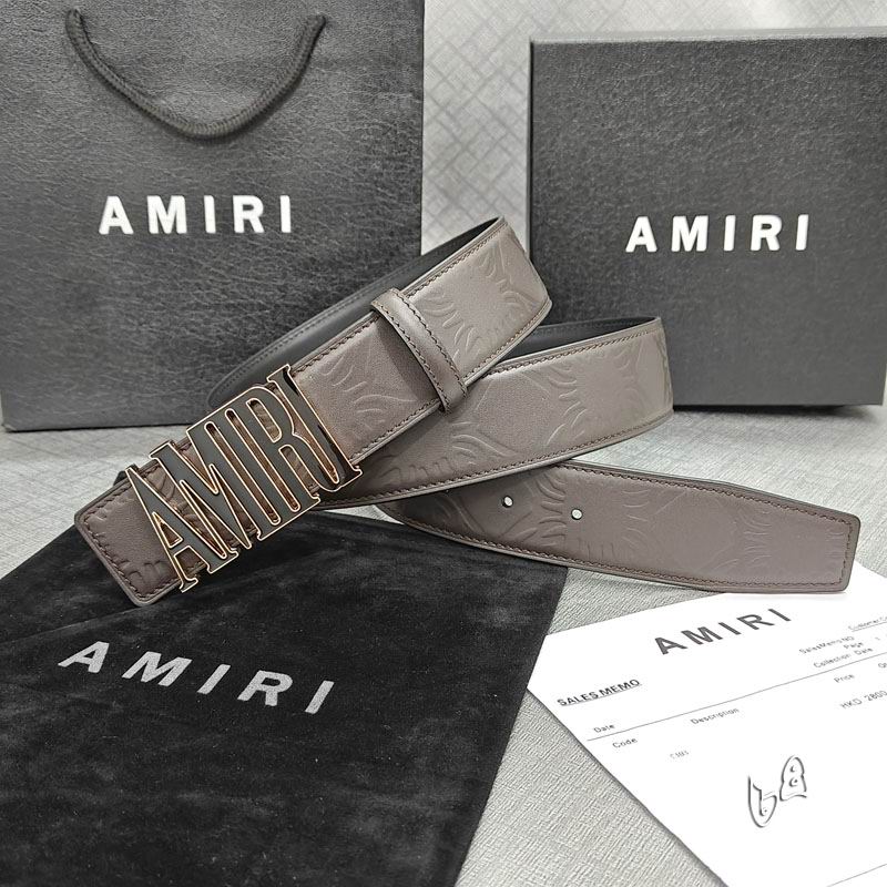 Amiri belt 38mmX90-125cm lb (31)
