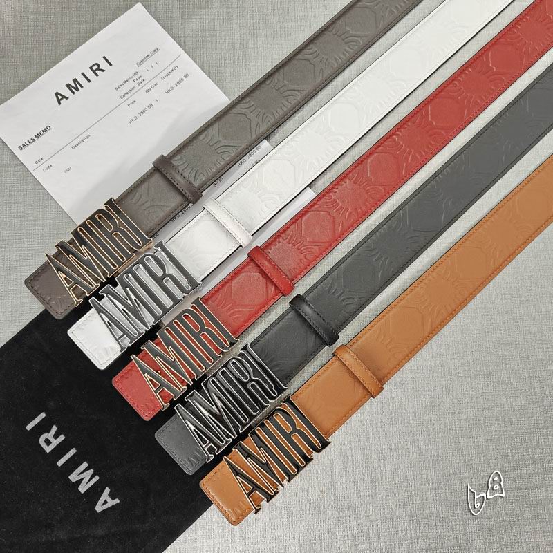 Amiri belt 38mmX90-125cm lb (32)